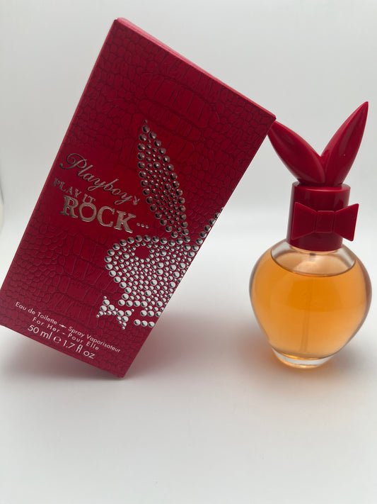 PLAYBOY'S PLAY IT ROCK Eau de Toilette  SPRAY VAPORISATEUR FOR HER - POUR ELLE 50 ml e 1.7 fl oz
