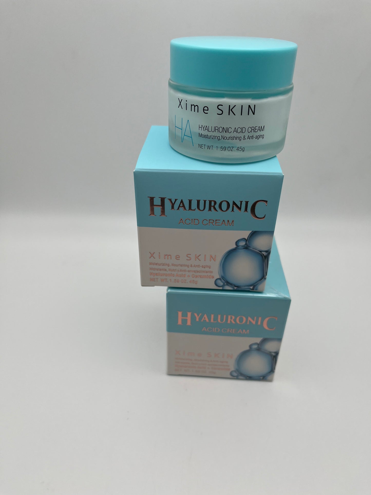 HYALURONIC ACID CREAM   XIME SKIN NET. WT. 1.59 OZ 45g