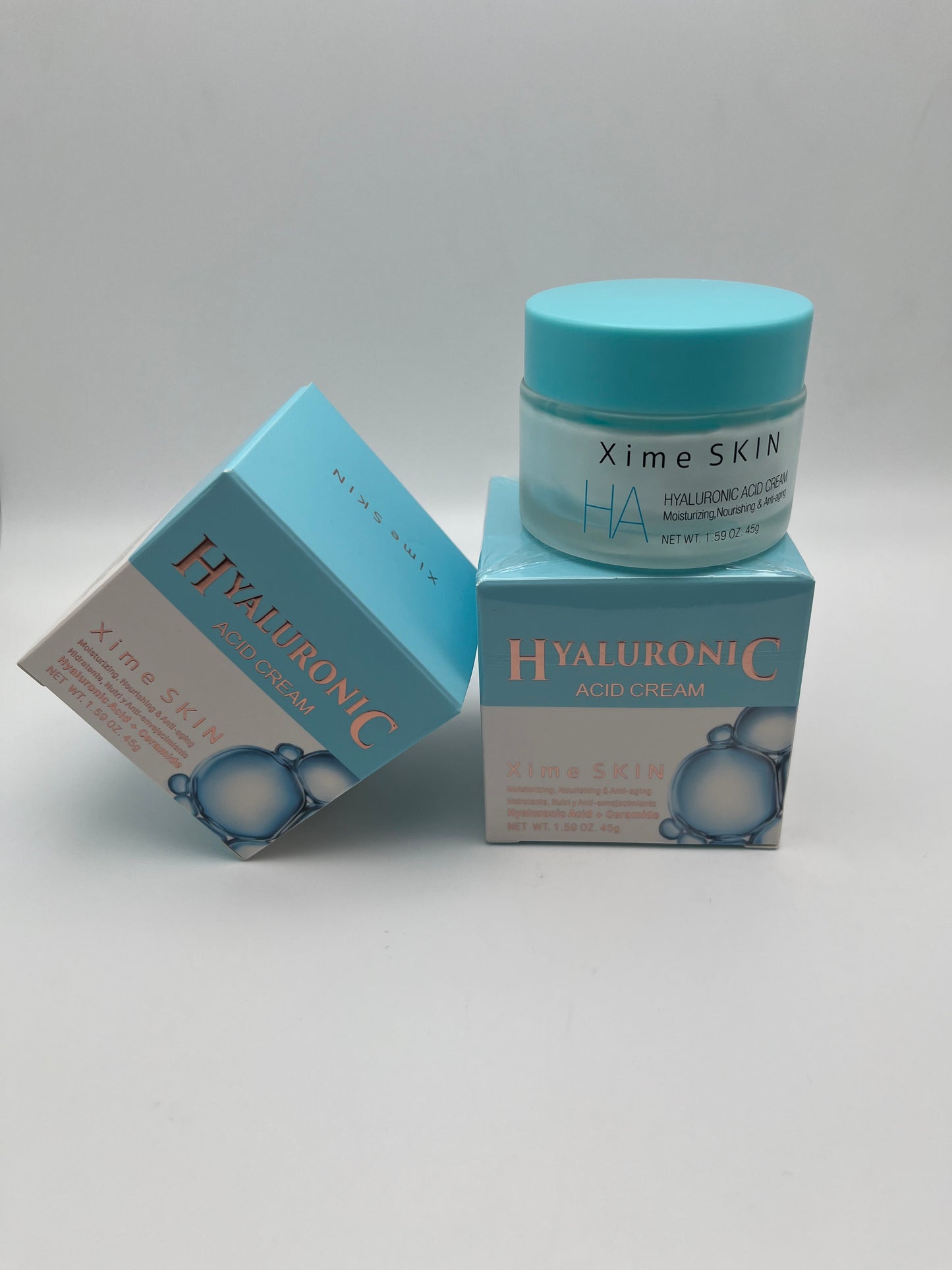 HYALURONIC ACID CREAM   XIME SKIN NET. WT. 1.59 OZ 45g