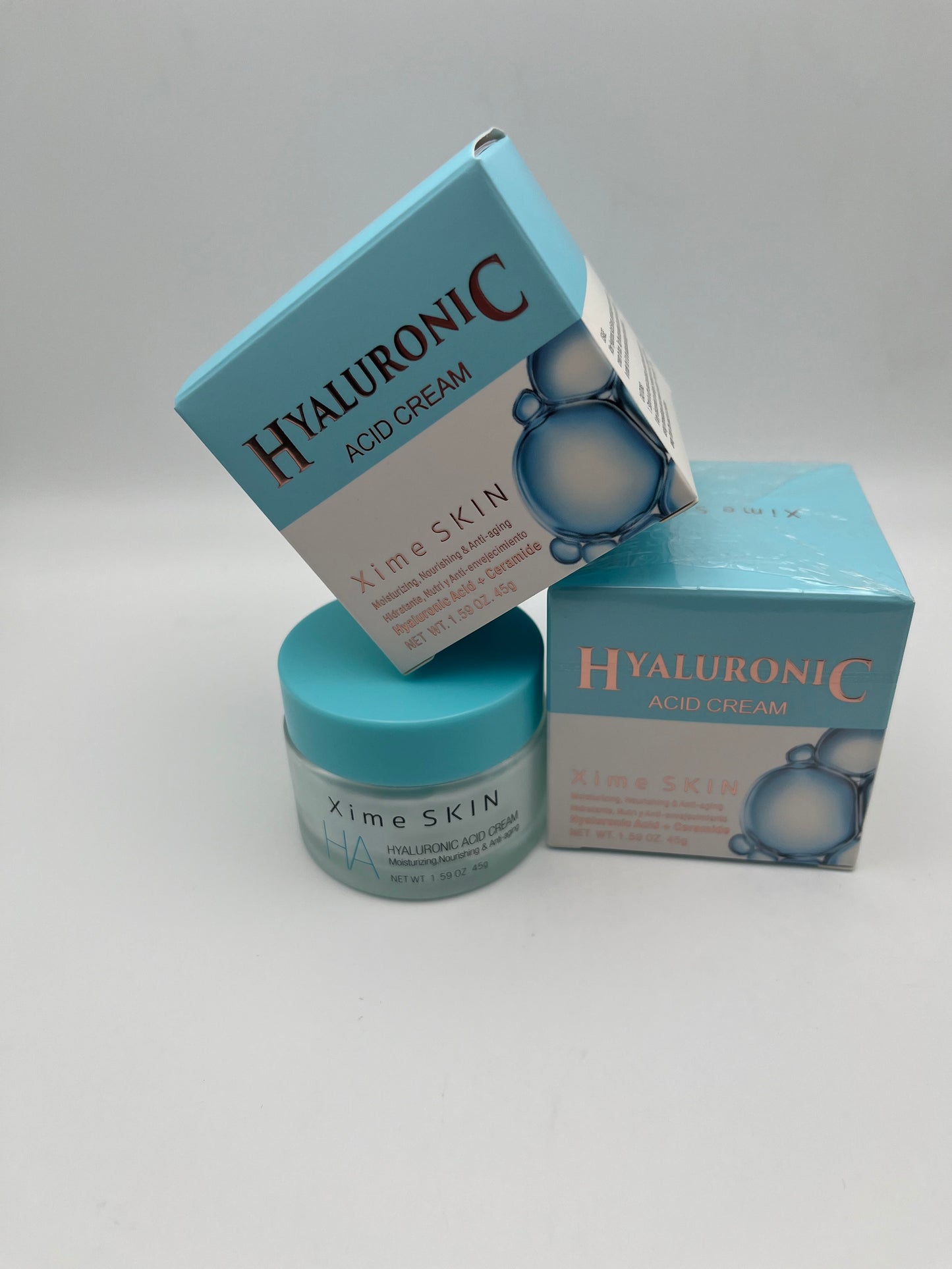 HYALURONIC ACID CREAM   XIME SKIN NET. WT. 1.59 OZ 45g