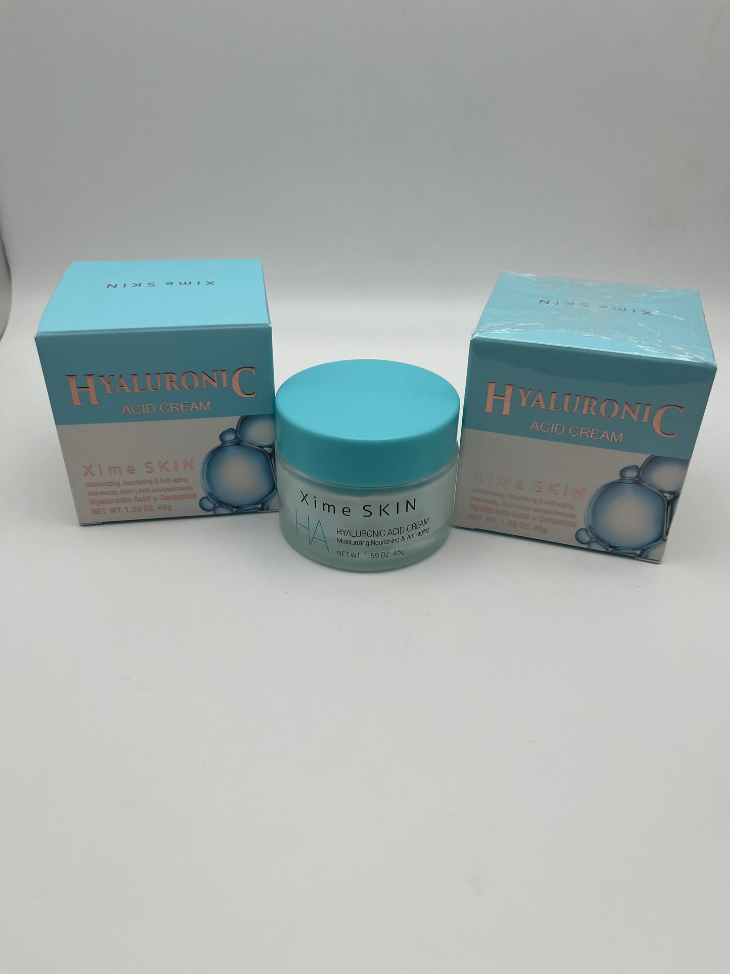 HYALURONIC ACID CREAM   XIME SKIN NET. WT. 1.59 OZ 45g