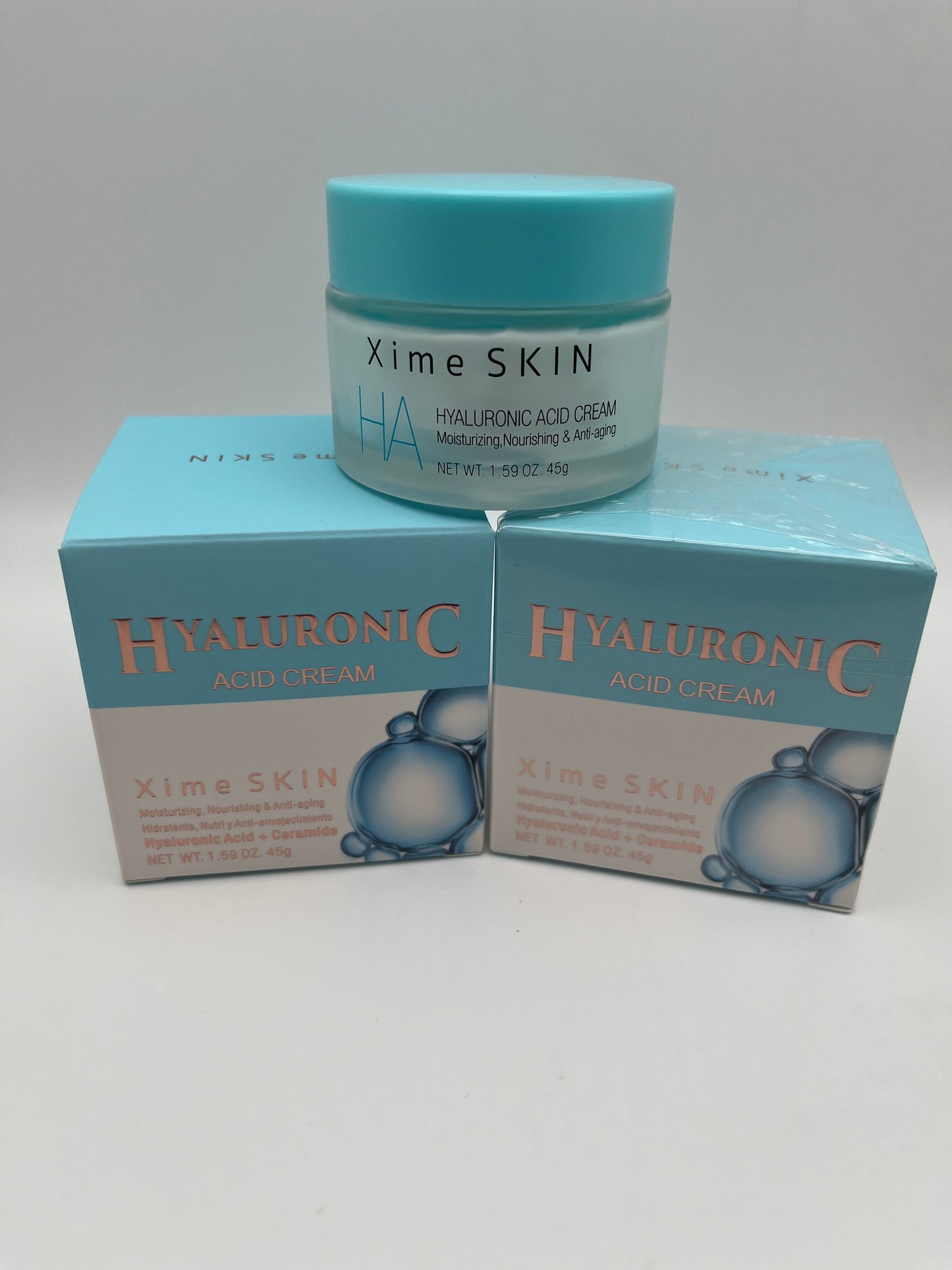HYALURONIC ACID CREAM   XIME SKIN NET. WT. 1.59 OZ 45g