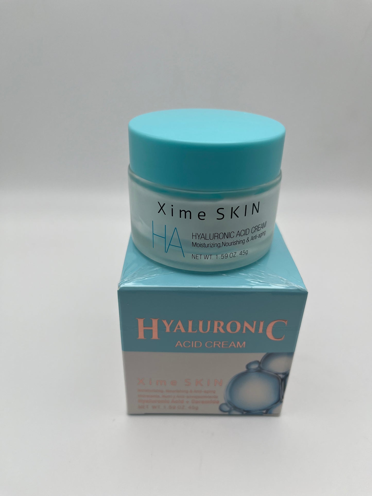 HYALURONIC ACID CREAM   XIME SKIN NET. WT. 1.59 OZ 45g