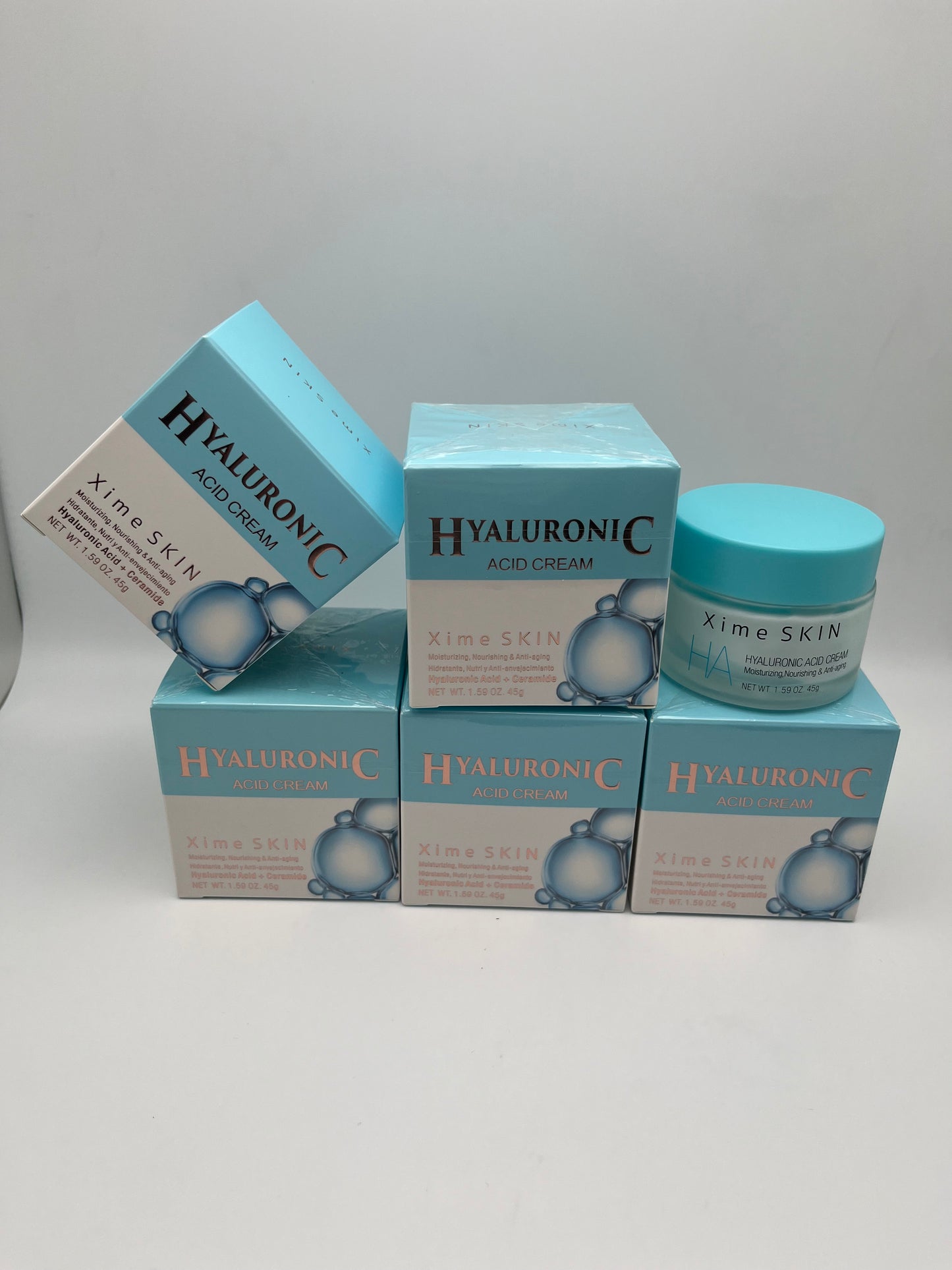 HYALURONIC ACID CREAM   XIME SKIN NET. WT. 1.59 OZ 45g