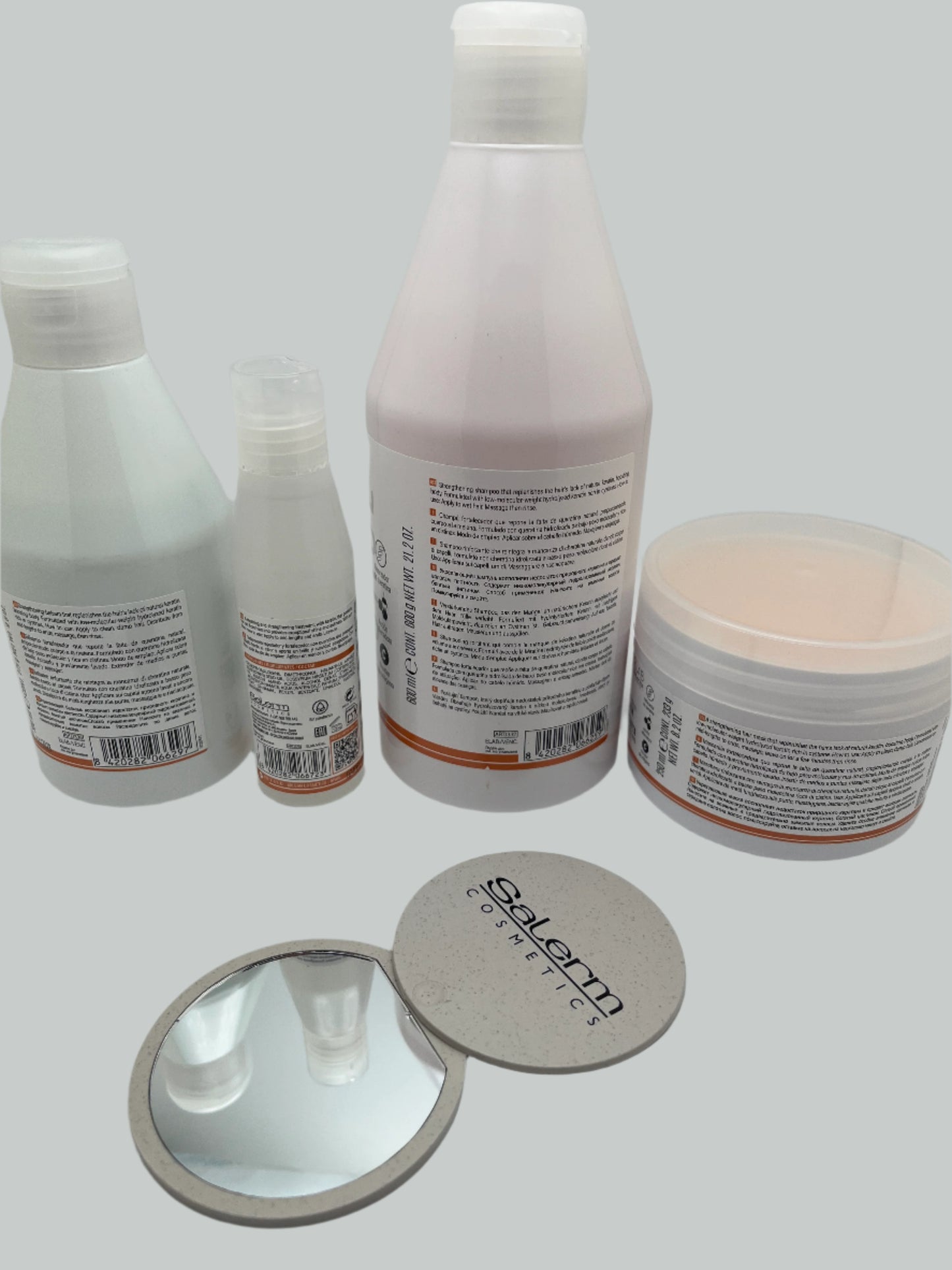 HAIRLAB MULTI-PROTEIN BALSAM  HAIR CARE KIT 4 PRODUCTS  WITH BAG FROM SALERM COSMETICS