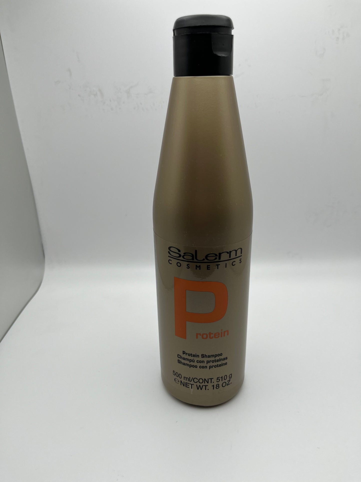 SALERM COSMETICS  PROTEIN  SHAMPOO  PROFESSIONAL 500 ml./CONT. 510 g e NET WT. 18 OZ