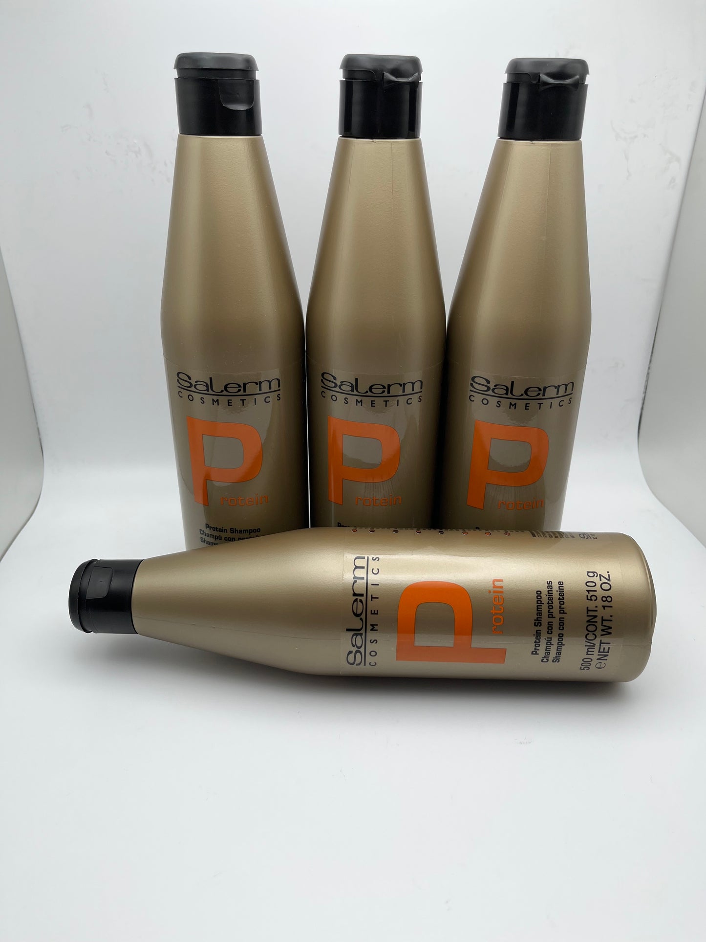 SALERM COSMETICS  PROTEIN  SHAMPOO  PROFESSIONAL 500 ml./CONT. 510 g e NET WT. 18 OZ